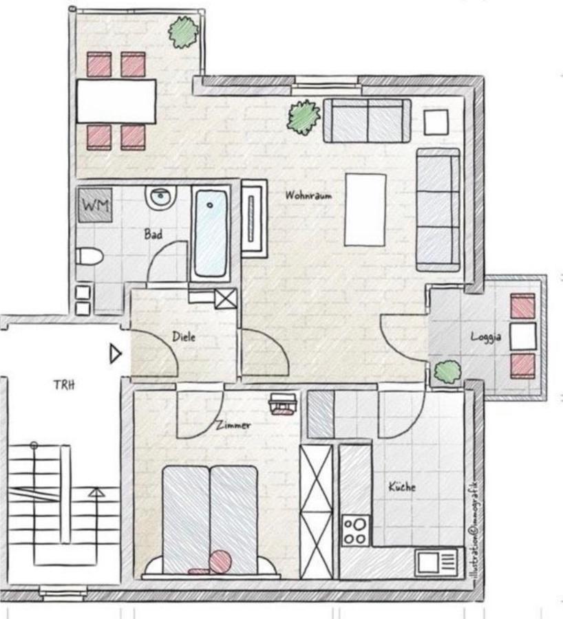 Ferienwohnung Stadtgracht Nordhorn Luaran gambar